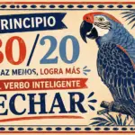 principio 80/20 para aprender español